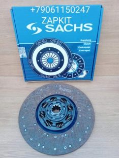 Диск сцепления Сакс SACHS 1878003729 Хайгер Хагер Хигер HIGER, Yutong Ютонг ,King Long Кинг Лонг, D=430мм, 10 шлицов, под диаметр первичного вала 51 мм, 50.8 мм