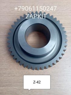 1268303084 Шестерня 42 зуб 5-й передачи промвала кпп , Z=42, 42 зуба, ширина зубьев 30.5 мм, кпп S6-90 хагер хайгер higer 6109, 6119, 6129 1268303084 Шестерня 42 зуб 5-й передачи промвала кпп , Z=42, 42 зуба, ширина зубьев 30.5 мм, кпп S6-90 хагер хайгер higer 6109, 6119, 6129