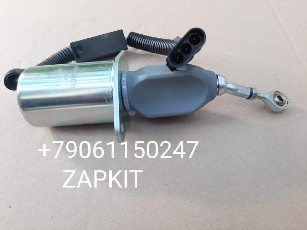 Клапан отсечки топлива соленоид глушилка Хайгер Хагер Higer 6129 6109 Евро-2 3415706 4942878 Камминз 6CT Клапан отсечки топлива соленоид глушилка Хайгер Хагер Higer 6129 6109 Евро-2 3415706 4942878 Камминз 6CT