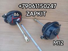 Камера тормозная передняя правая Ютонг Yutong 6129 3519-00299 камера тормозная передняя левая Ютонг Yutong 6129 3519-00300 шток L-185 крепление по центрам напротив 82 мм